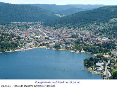 Le Lac de la ville de Gérardmer